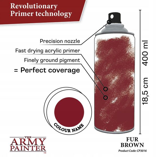 The Army Painter: Colour Primer - Fur Brown (2022)