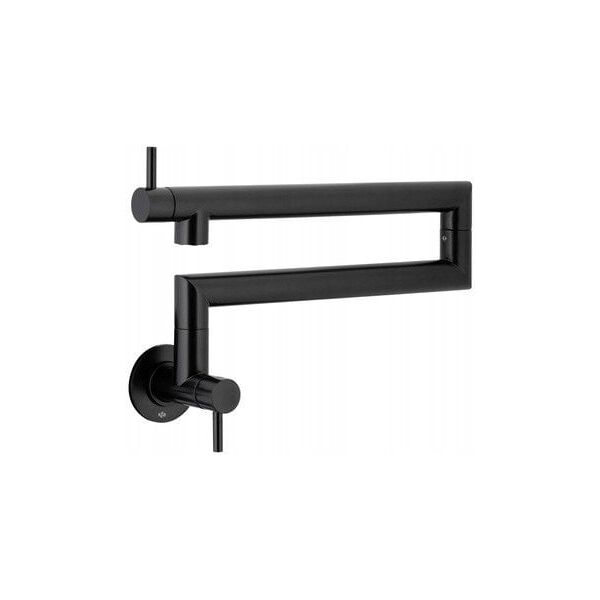 6623-030-81/ KFA/ DUERO POT FILLER/ BATERIA KUCHENNA, ZLEW ŚCIENNA, PRZEGUBOWA, BLACK