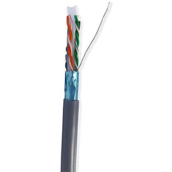 Καλώδιο FTP Lynx CS LYNX REELEX AIR, Cat5E, σύρμα, PVC, Eca, γκρι, 305m