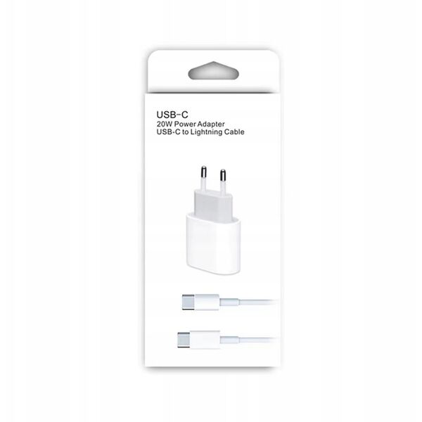 Åadowarka sieciowa 20W + kabel USB C / Lightning PD20W
