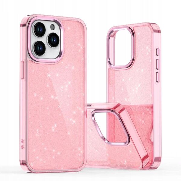 Θήκη με γκλίτερ Glitter Case για Samsung Galaxy S25 Edge - ροζ