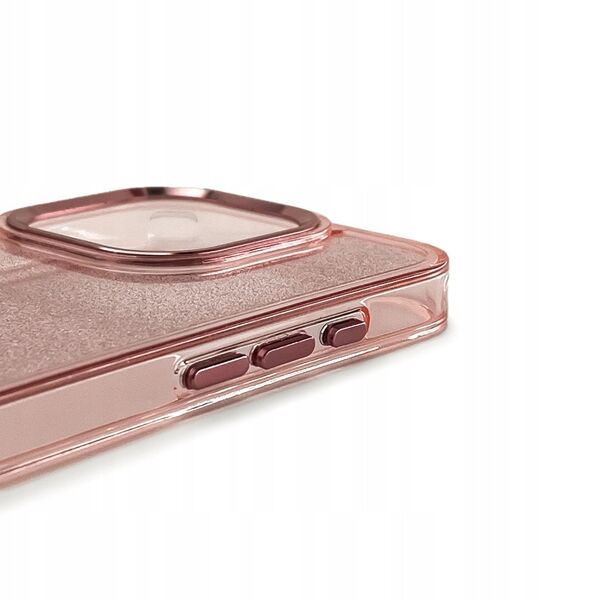 Θήκη με γκλίτερ Glitter Case για Samsung Galaxy S25 Edge - ροζ