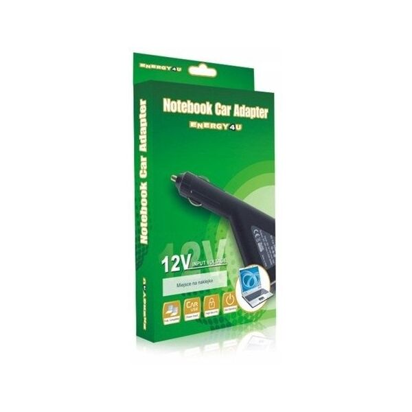 Energy4U CA03 19V / 2.1A (5.5x3.0mm + PIN) 40W, φορτιστής αυτοκινήτου για netbook Samsung