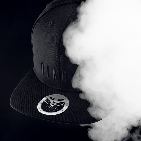 Καπέλο με γείσο Diablo Chairs Snapback, μαύρο