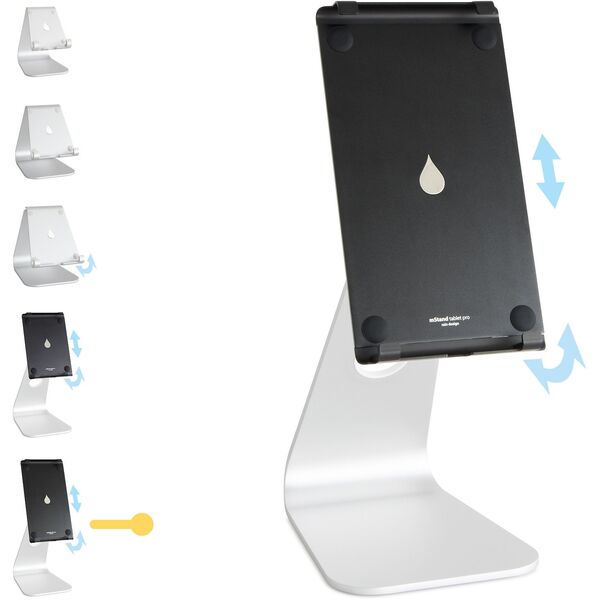 Βάση Rain Design mStand tablet pro, Tablet/UMPC, Παθητική βάση, Εσωτερική, Ασημί