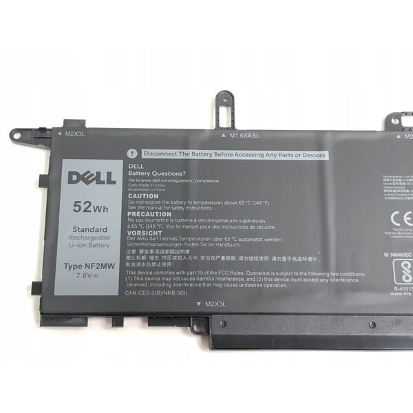 52WHR μπαταρία ιόντων λιθίου για Latitude 7400