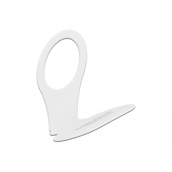 DeLOCK Mobile Phone Charging Holder for Power Socket white, Mobile phone/Smartphone, Passive holder, Indoor, White