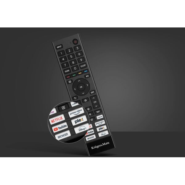 Telewizor Kruger&Matz 65" UHD smart DVB-T2/S2 H.265 Hevc