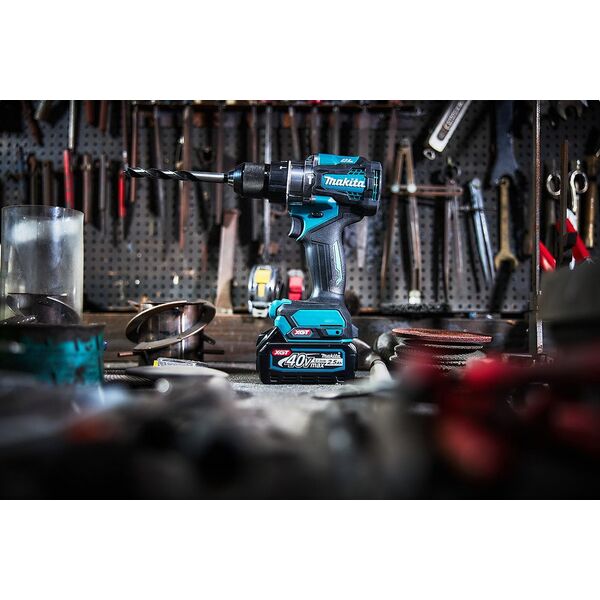 Κρουστικό δράπανο Makita Makita Cordless impact drill HP001GD201 XGT, 40V (μπλε/μαύρο, 2x Li-Ion XGT μπαταρία 2.5Ah, MAKPAC)