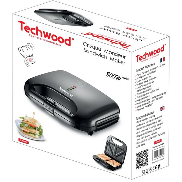 Ψηστιέρα σάντουιτς Techwood TCM-806