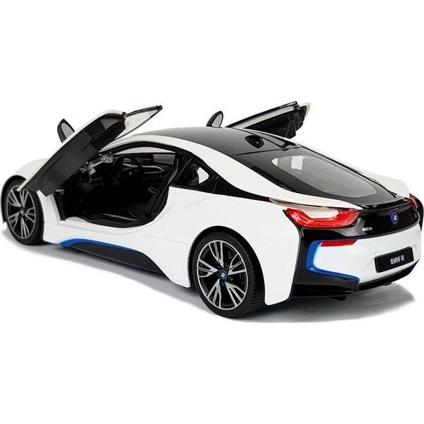 Rastar Auto R/C BMW i8 Rastar 1:14 Biały Drzwi Automatyczne