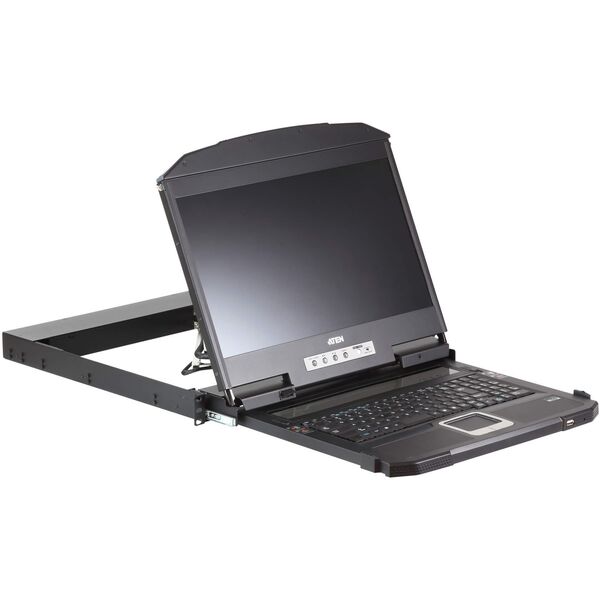 ATEN CL3800NW κονσόλα rack 47 cm (18.5") 1920 x 1080 px Μέταλλο, Πλαστικό Μαύρο