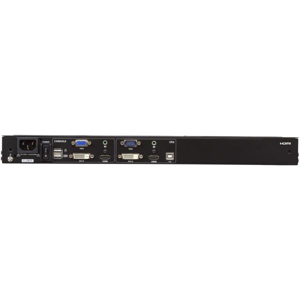 ATEN CL3800NW κονσόλα rack 47 cm (18.5") 1920 x 1080 px Μέταλλο, Πλαστικό Μαύρο