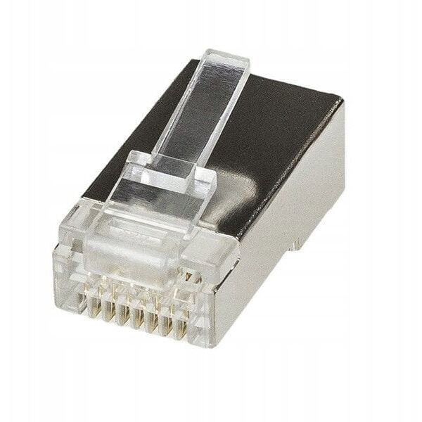 Βύσμα modular WM8p8c (RJ-45), κατ.6A, για στρογγυλό καλώδιο, link, θωρακισμένο