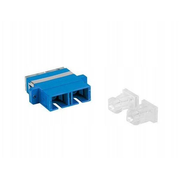 Προσαρμογέας οπτικών ινών υβριδικός SC/UPC - ST/UPC duplex SM