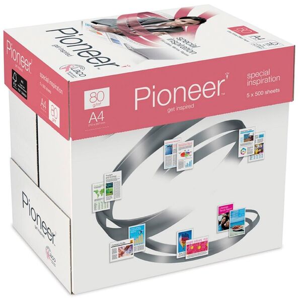 Χαρτί εκτύπωσης Pioneer 80g A4 2500φύλλα/πακ - (2500 φύλλα ανά πακέτο)