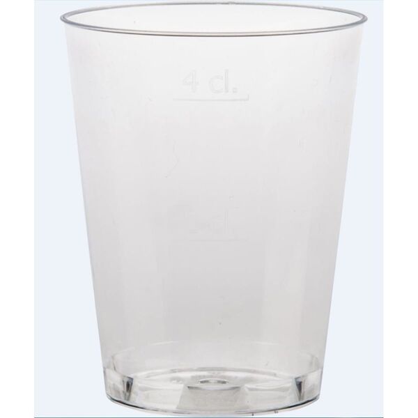 Πλαστικό ποτήρι Duni 4 cl διαφανές - (50 τεμ.)