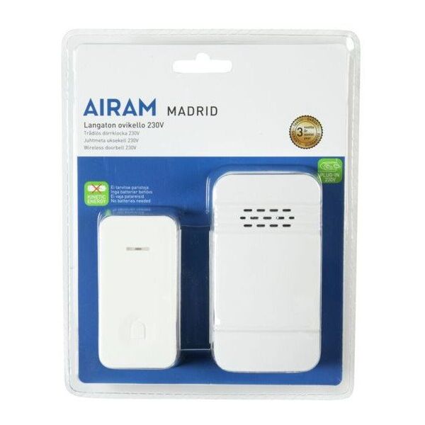 κουδούνι Airam 7020502 Μαδρίτη κινητικό