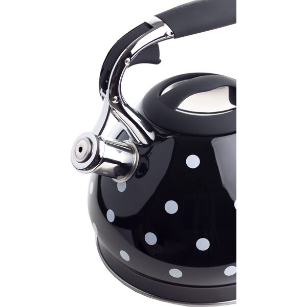 Berretti BERRETTI - Czajnik tradycyjny Cornelia - 3 L - czarny - indukcja - gaz - BR-6279