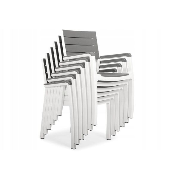 Πολυθρόνα Harmony Armchair λευκό/μπεζ καφέ 7290106926431