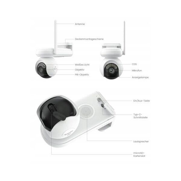 Reolink Altas PT Ultra 4K | 8MP | PTZ | Μπαταρία | WiFi 6
