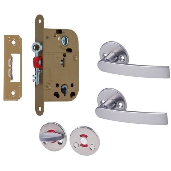 ΚΛΕΙΔΑΡΙΑ WC-LOCKSET VAL2014 ΜΑΤ ΧΡΩΜΙΟ