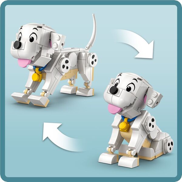 LEGO Disney 101 dalmatyńczyków — Szczeniaczki Szczęściarz i Penny (43271)
