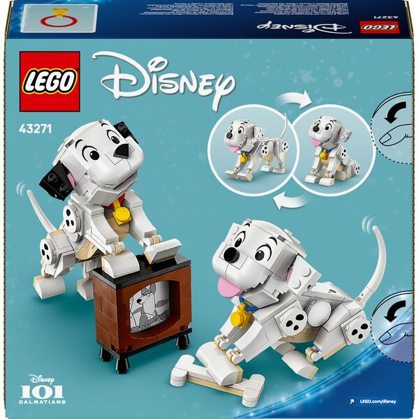 LEGO Disney 101 dalmatyńczyków — Szczeniaczki Szczęściarz i Penny (43271)