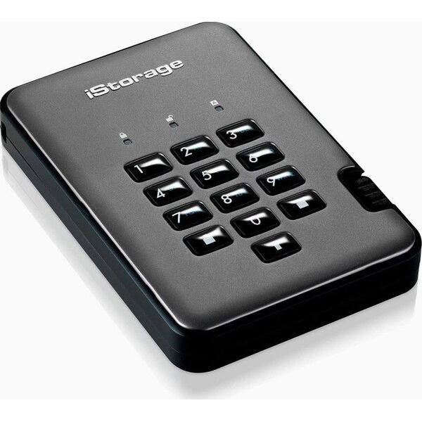 Dysk zewnętrzny SSD iStorage SSD diskAshur Pro 2 2 TB Szary metalik (IS-DAP2-256-2000-C-G)