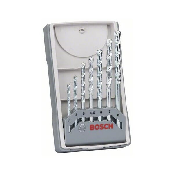Wiertło Bosch do betonu walcowe 7 4 5 3 6 8 55mm zestaw (2607017035)