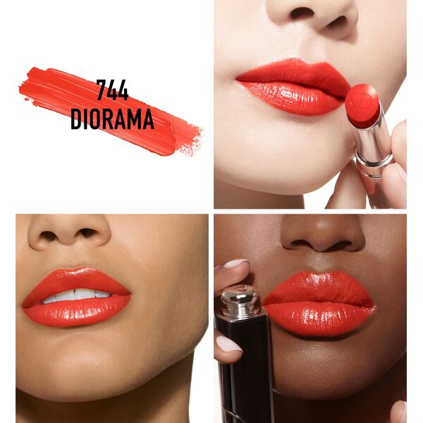Κραγιόν Christian Dior, Addict, Shine, Cream, 744, Diorama, Ανταλλακτικό, 3.2 g Για Γυναίκες