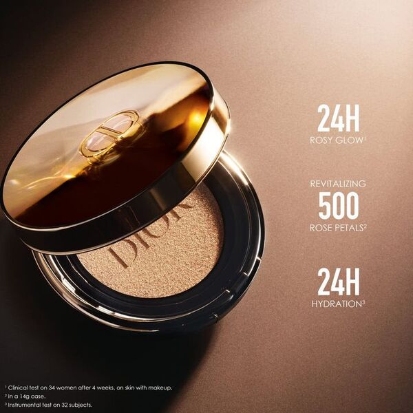 Christian Dior, Prestige Le Cushion Teint de Rose, Αντιγηραντικό, Συμπαγές Ίδρυμα, 012, Πορσελάνη, SPF 50, 14 g Για Γυναίκες