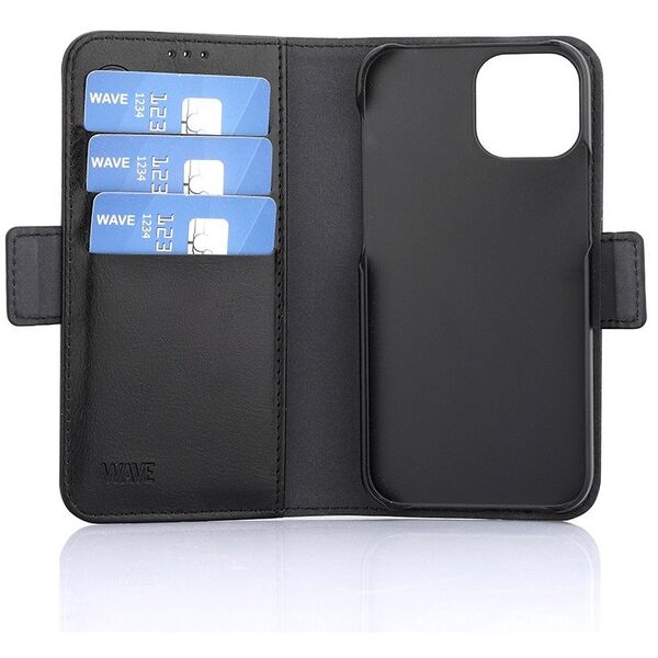 Θήκη Βιβλίου Wave Duo, iPhone 13 mini, μαύρο