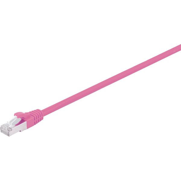 Καλώδιο δικτύου Fuj:tech CAT6A S/FTP, 20 μ, ροζ