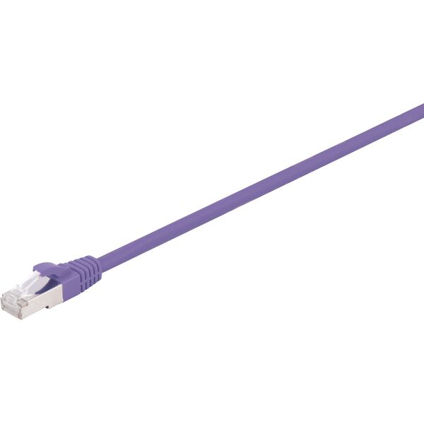 Καλώδιο δικτύου Fuj:tech CAT6A S/FTP, 20 μ, μωβ