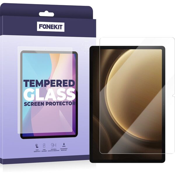 Tempered Glass FoneKit, Samsung Galaxy Tab S7+ / S7 FE / S8+ / S9+ / S9 FE+