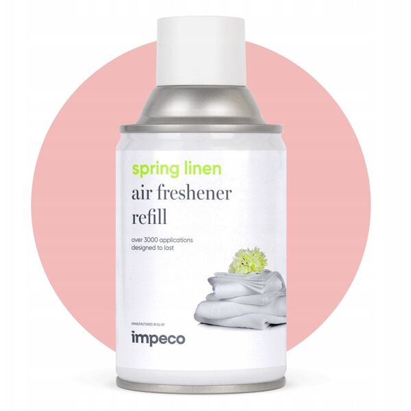 Impeco Freshener - Αποσμητικό χώρου σε σπρέι, ανταλλακτικό, 270 ml - Spring Linen