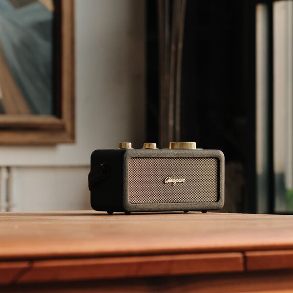 Sangean RA-101 travel radio, black/gold