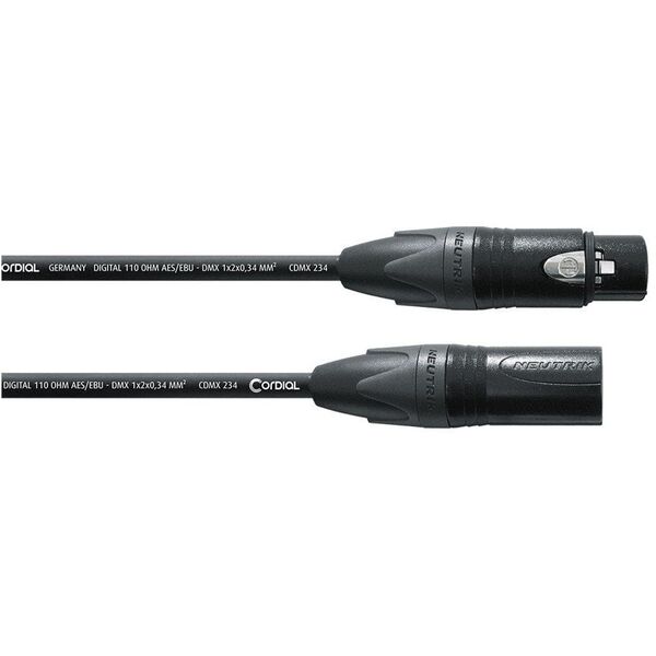 Καλώδιο Cordial AES/EBU XLR σε XLR, 10 μ