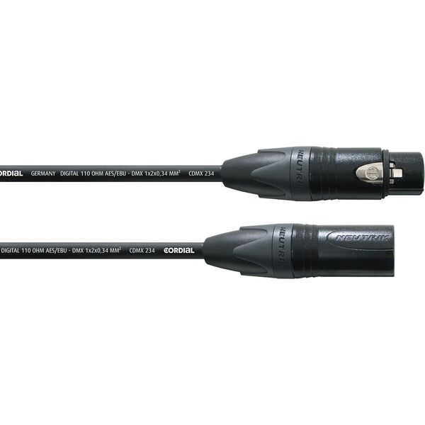 Καλώδιο Cordial AES/EBU XLR σε XLR, 2 μ