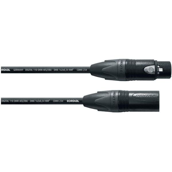Καλώδιο Cordial AES/EBU XLR σε XLR, 2 μ