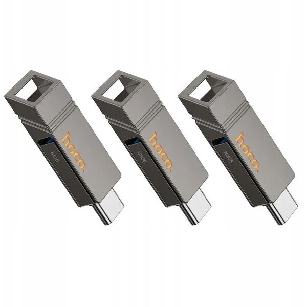 HOCO στικάκι USB A + USB C + USB C UD14 256GB USB3.2