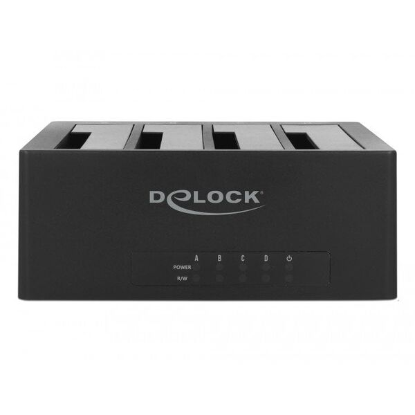 DeLOCK 63930, HDD, SSD, Serial ATA, 2.5,3.5", USB 3.2 Gen 1 (3.1 Gen 1) Type-B, Black, 5 Gbit/s