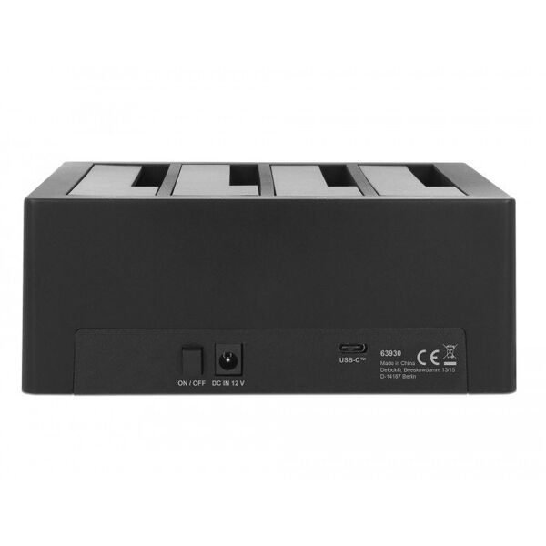 DeLOCK 63930, HDD, SSD, Serial ATA, 2.5,3.5", USB 3.2 Gen 1 (3.1 Gen 1) Type-B, Black, 5 Gbit/s