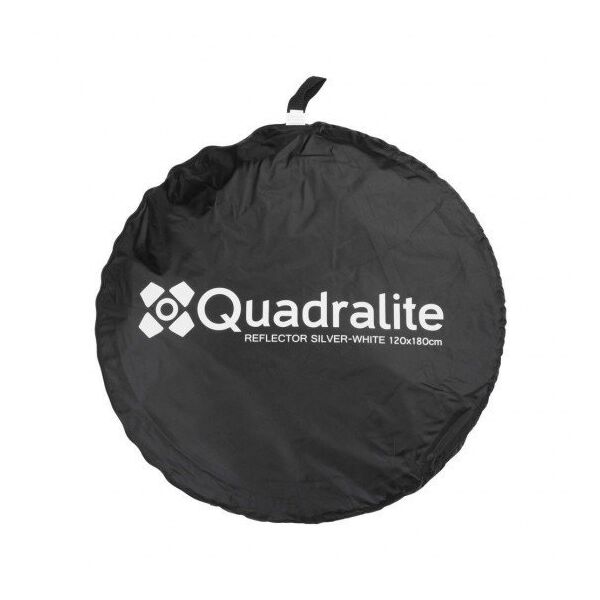 Quadralite ανακλαστήρας ασημί-λευκός 120x180cm Κατηγορία II