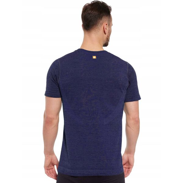 Ανδρικό μπλουζάκι SS1265M με κοντό μανίκι OUTDOOR WOOL PRO σκούρο μπλε XL - GÓRY 12