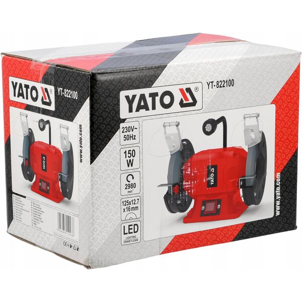 ΓΥΑΛΙΣΤΙΚΟ ΤΡΑΠΕΖΙΟΥ YATO 150W (125x12,7mm)