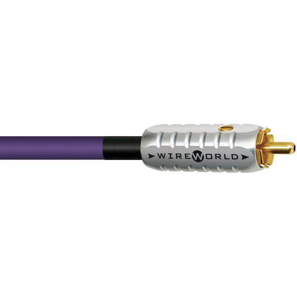 Ομοαξονικό καλώδιο RCA-RCA Wireworld Ultraviolet 8 (UVV) Μήκος: 1 m