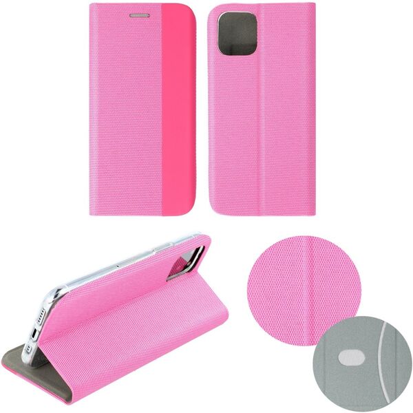 Θήκη SENSITIVE Book για IPHONE 16e (SE 4 2025) ροζ