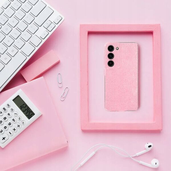 Θήκη CLEAR CASE 2 mm BLINK για SAMSUNG S25 Ultra ροζ